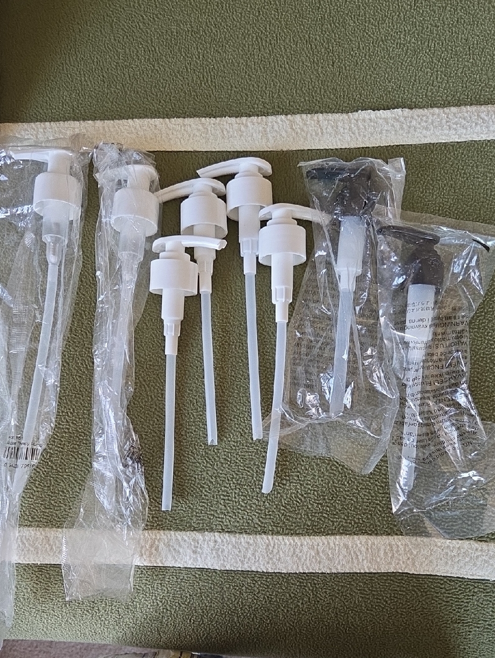 White Soap/Lotion Pump Dispensers - Multipack